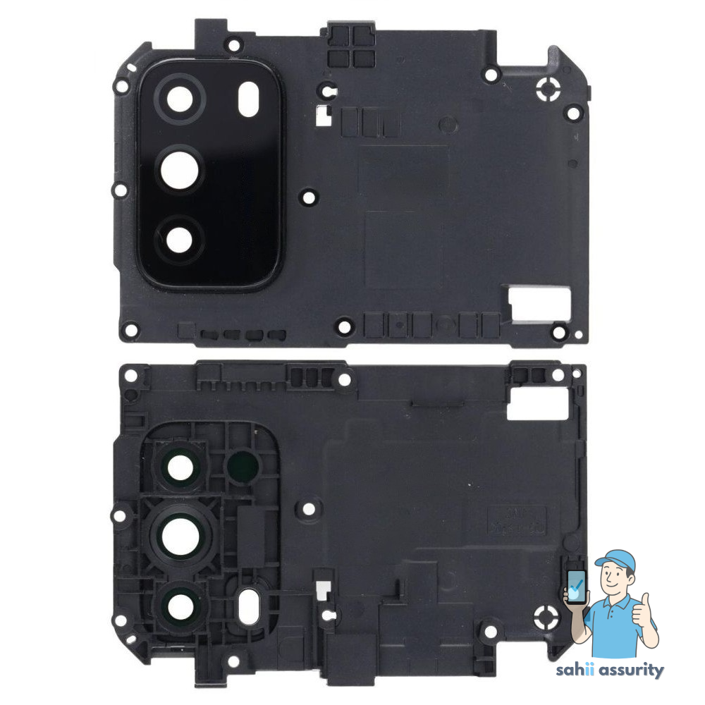 Camera Lens Glass with Frame for Xiaomi Poco M3 